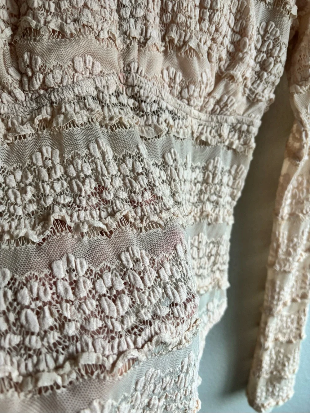 Lace Mock Neck Bodysuit
